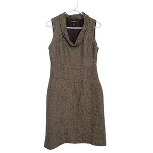Club Monaco Cowl Front Wool Silk Dress - Size 8